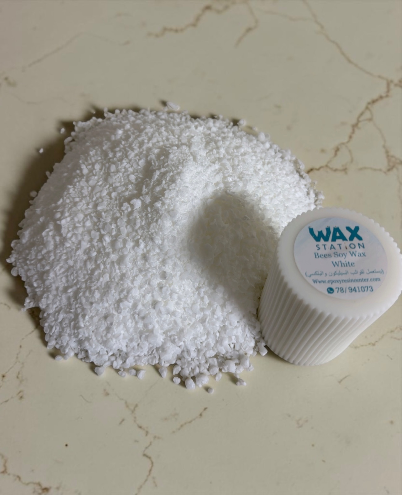 Bees soy wax “white”